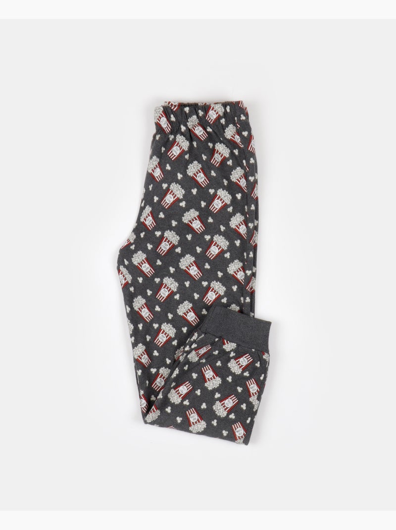 DIVER Pijama Manga Larga Pop Corn para Niño Gris jaspeado - Kiabi