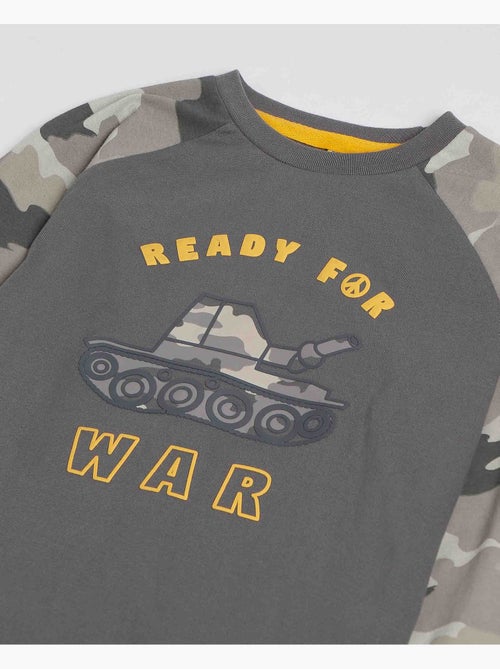 DIVER Pijama Manga Larga War para Niño - Kiabi DIVER Pijama Manga Larga War para Niño - Kiabi