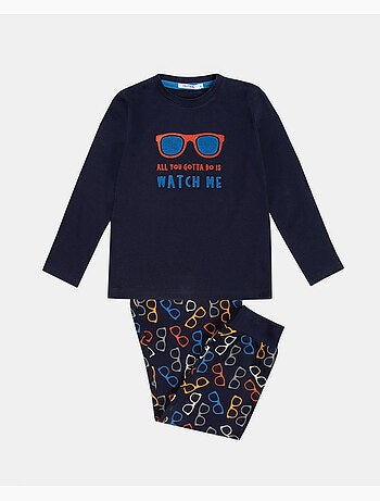 DIVER Pijama Manga Larga Watch Me para Niño