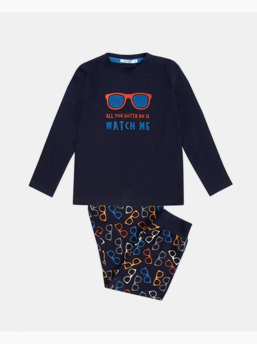 DIVER Pijama Manga Larga Watch Me para Niño - Kiabi DIVER Pijama Manga Larga Watch Me para Niño - Kiabi
