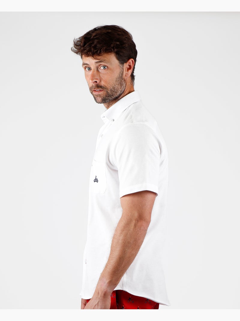 DIVER Polo Piqué para Hombre Blanco - Kiabi