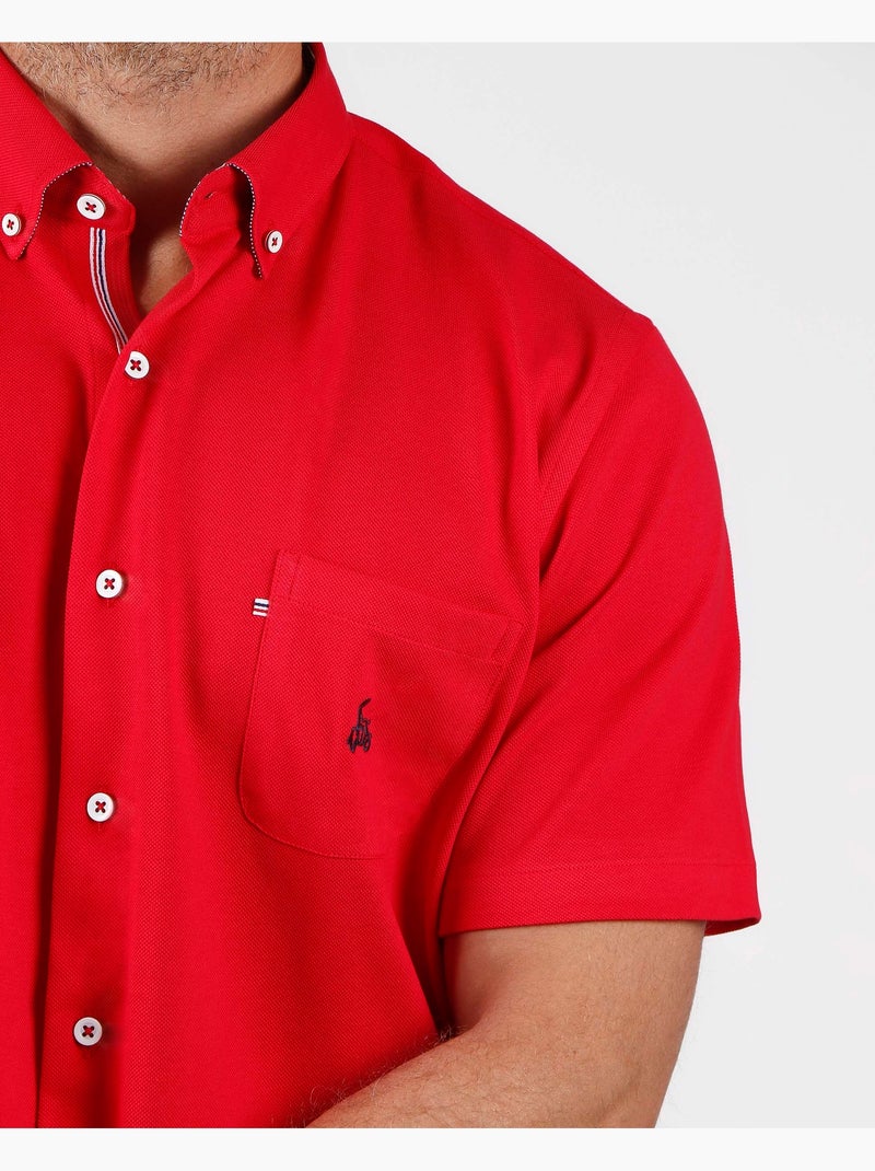 DIVER Polo Piqué para Hombre Rojo - Kiabi