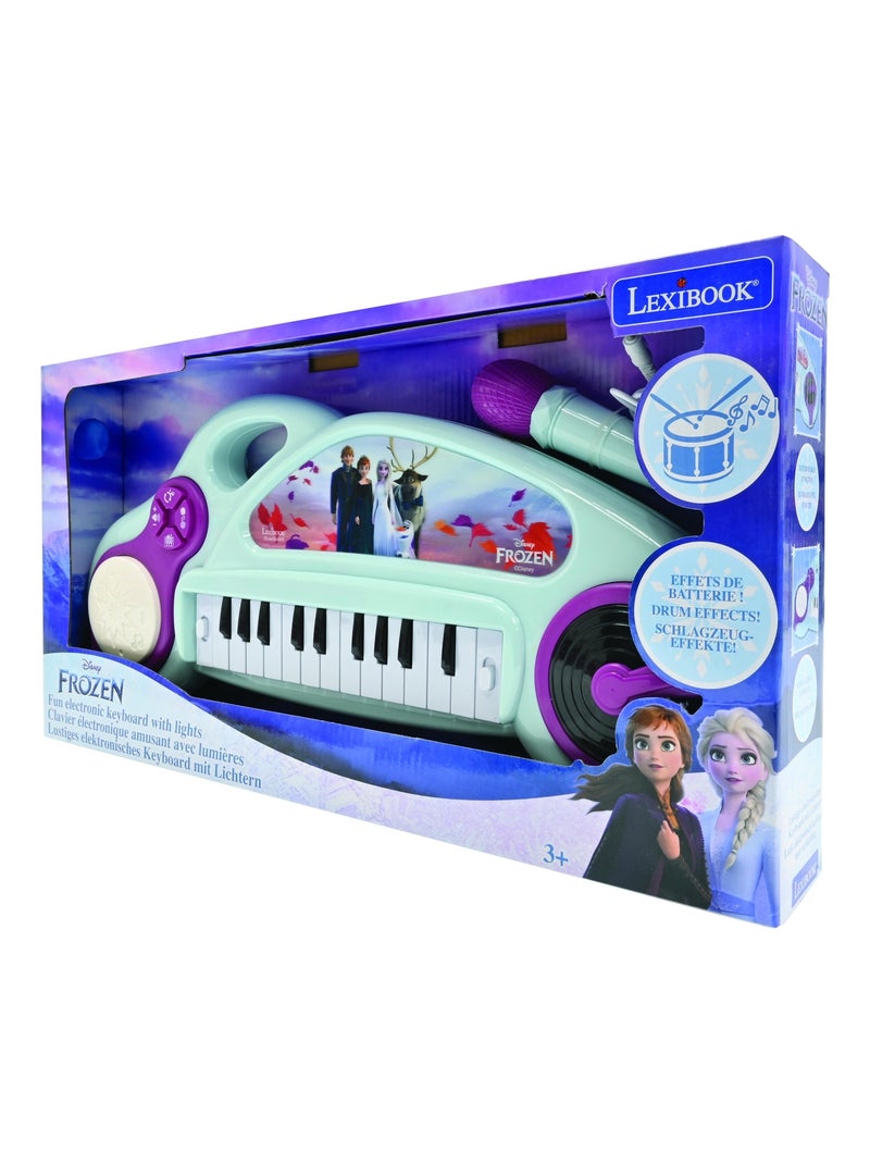 Divertido teclado electr?nico Frozen con luces Azul - Kiabi