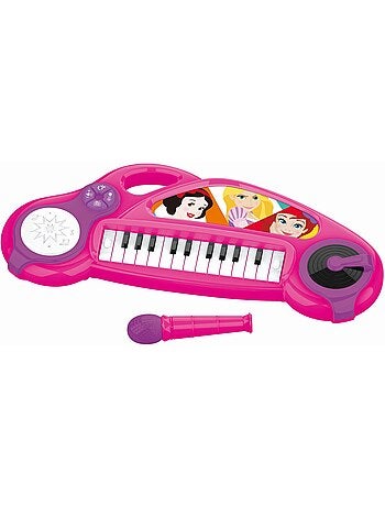 Divertido Teclado Electr?nico Princesas Disney con luces