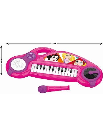 Divertido Teclado Electr?nico Princesas Disney con luces