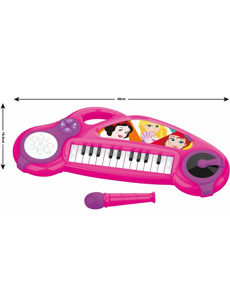 Divertido Teclado Electr?nico Princesas Disney con luces Rosa - Kiabi