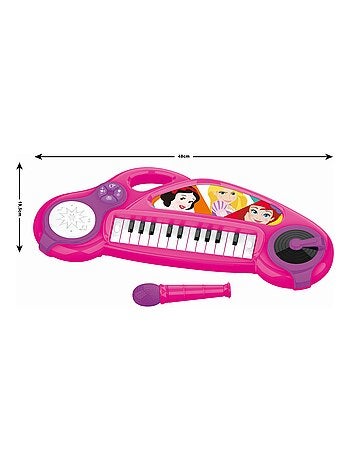 Divertido Teclado Electrónico Princesas Disney con luces