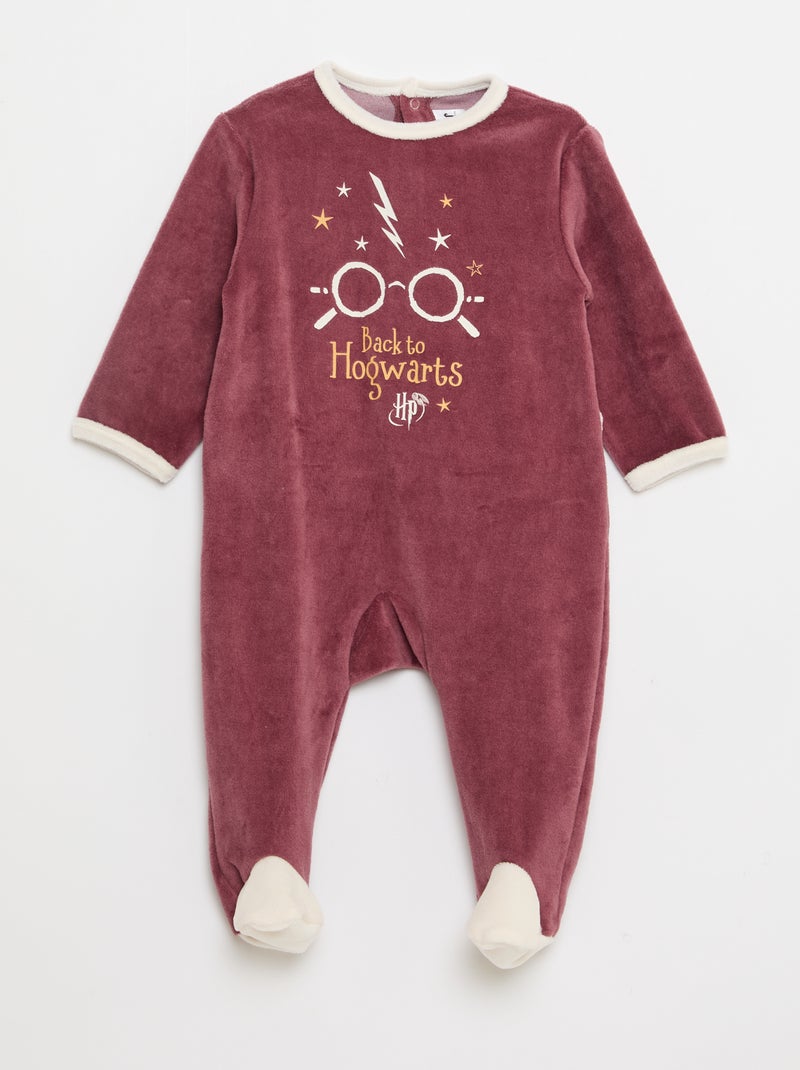 Dormir bien de terciopelo 'Harry Potter' Rojo - Kiabi