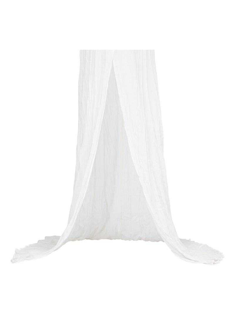 Dosel de cama de gasa de algodón doble Blanco - Kiabi