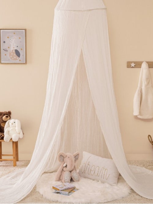 Dosel de cama de gasa de algodón doble - Kiabi