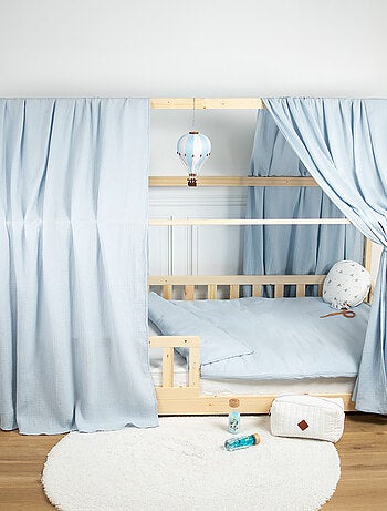 Dosel de cama tipo cabaña algodón | SEVIRA KIDS