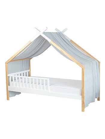 Dosel de cama tipo cabaña algodón | SEVIRA KIDS
