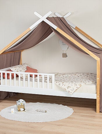 Dosel de cama tipo cabaña algodón | SEVIRA KIDS