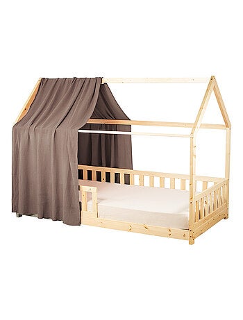 Dosel de cama tipo cabaña algodón | SEVIRA KIDS