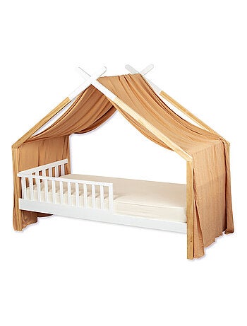 Dosel de cama tipo cabaña algodón | SEVIRA KIDS