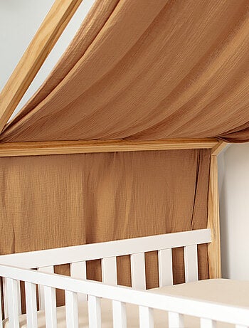 Dosel de cama tipo cabaña algodón | SEVIRA KIDS