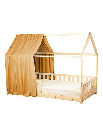 Dosel de cama tipo cabaña algodón | SEVIRA KIDS