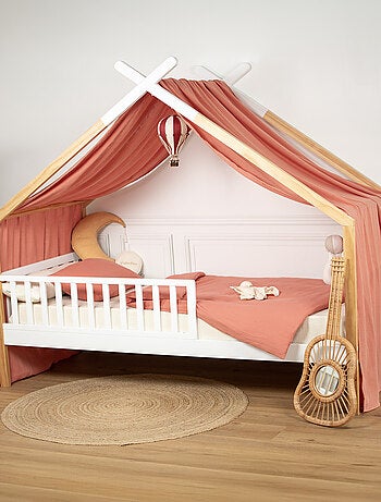 Dosel de cama tipo cabaña algodón | SEVIRA KIDS
