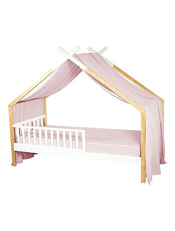 Dosel de cama tipo cabaña algodón | SEVIRA KIDS