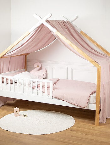 Dosel de cama tipo cabaña algodón | SEVIRA KIDS