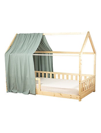 Dosel de cama tipo cabaña algodón | SEVIRA KIDS