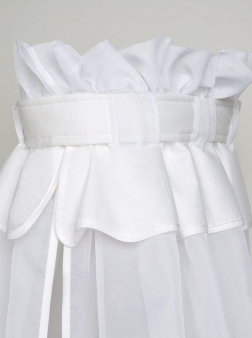 Dosel de cama transparente con cinta blanca para bebé y niño 'Roba' - Kiabi
