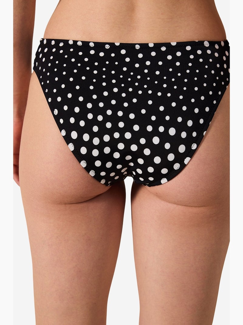 Dots chic braguita de bikini penti Negro - Kiabi