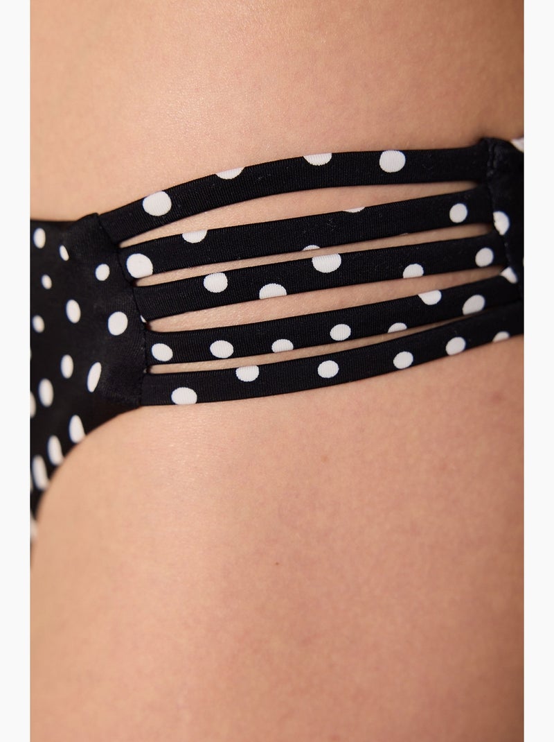 Dots chic braguita de bikini penti Negro - Kiabi