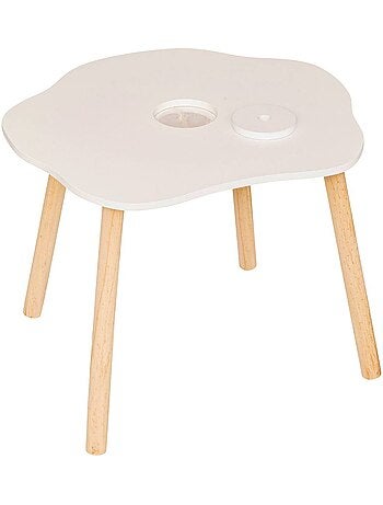 Douceur mesa auxiliar infantil blanca 54x42cm