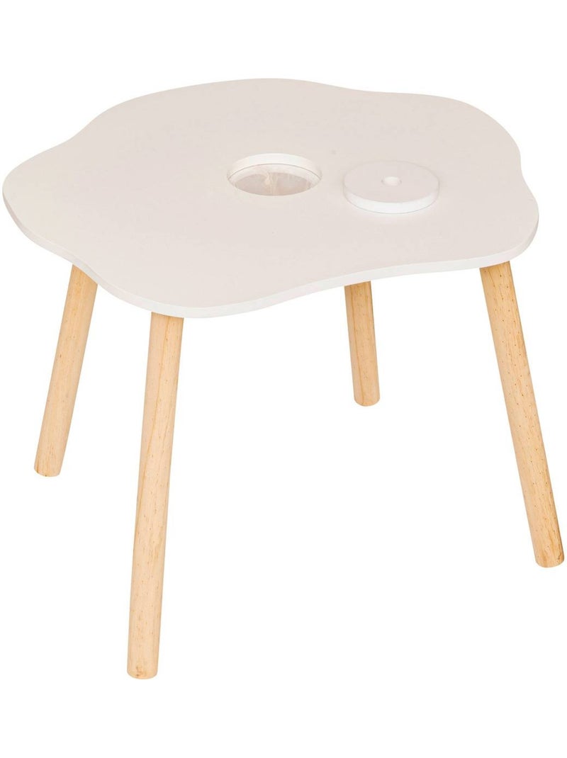 Douceur mesa auxiliar infantil blanca 54x42cm Blanco - Kiabi