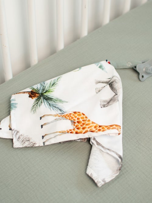 Doudou bebé con sujeta chupete - SEVIRA KIDS - Kiabi