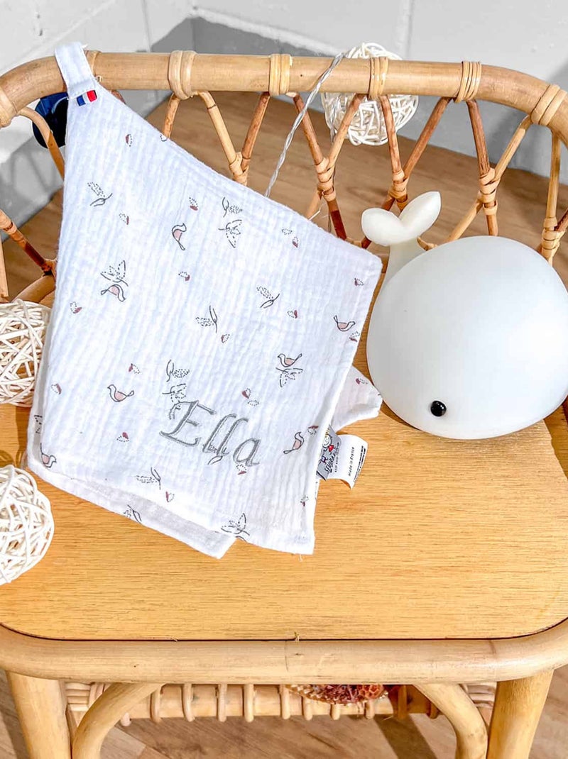 Doudou bebé con sujeta chupete | SEVIRA KIDS Blanco - Kiabi