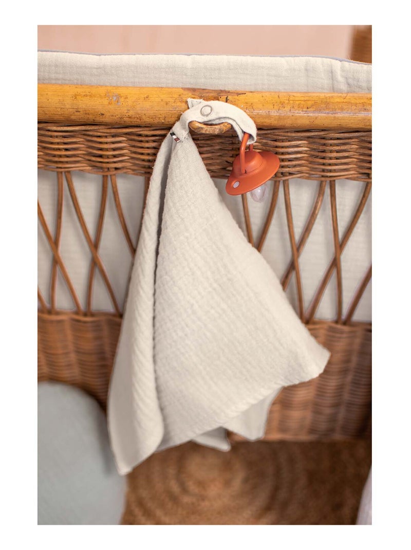 Doudou bebé con sujeta chupete | SEVIRA KIDS Crudo - Kiabi
