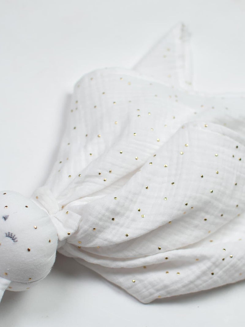 Doudou bebé de algodón | SEVIRA KIDS Blanco dorado - Kiabi