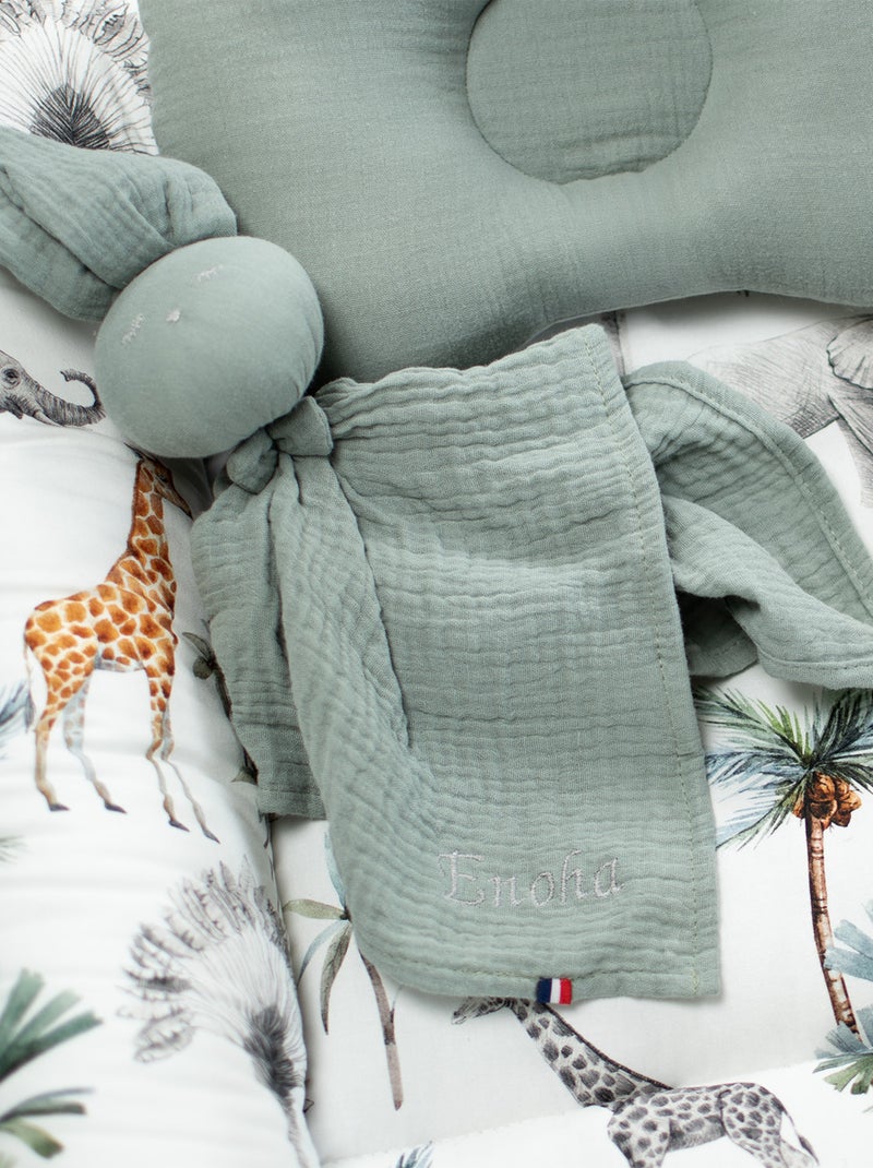 Doudou bebé de algodón | SEVIRA KIDS Verde agua - Kiabi