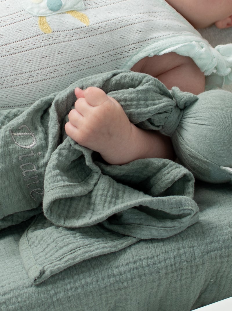 Doudou bebé de algodón | SEVIRA KIDS Verde - Kiabi