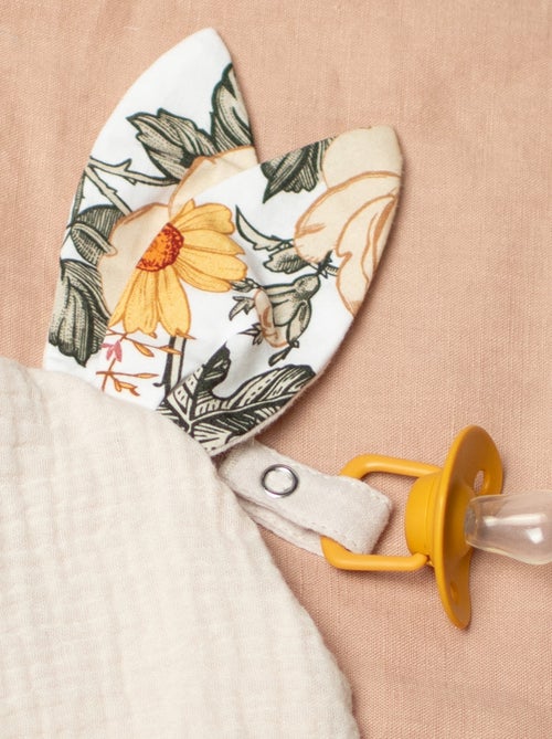 Doudou conejo bebé sujeta chupete | SEVIRA KIDS - Kiabi