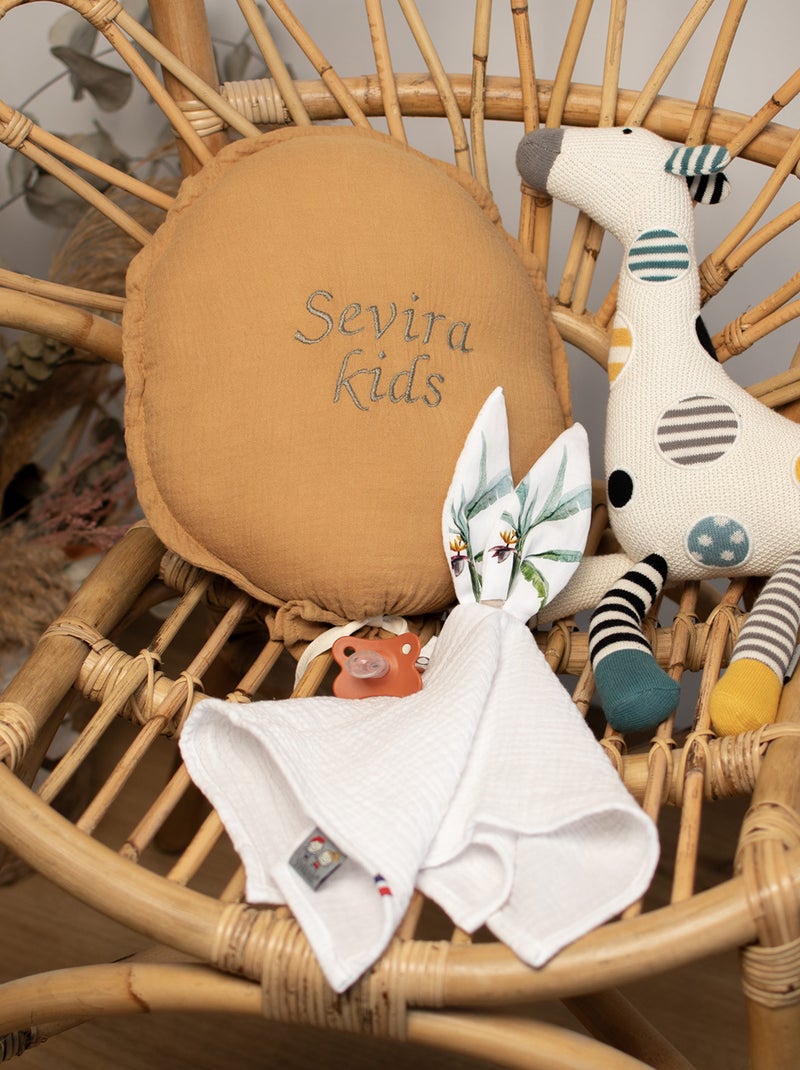 Doudou conejo bebé sujeta chupete | SEVIRA KIDS Blanco - Kiabi