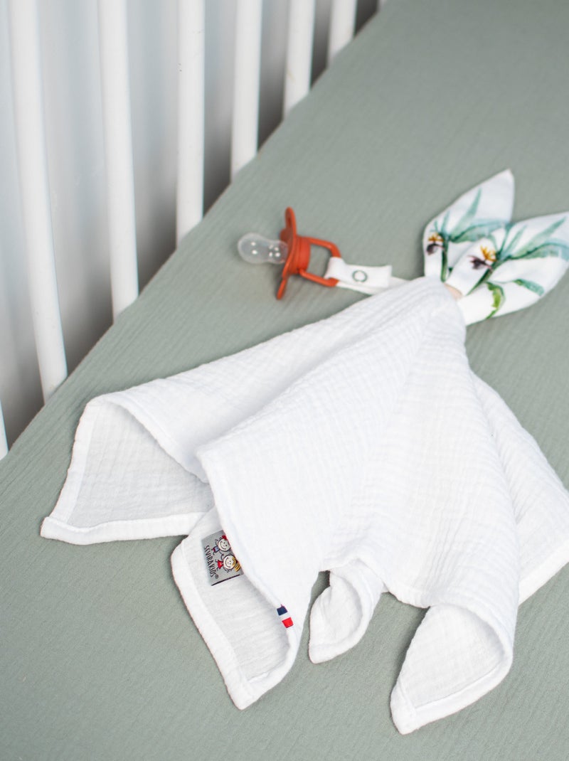 Doudou conejo bebé sujeta chupete | SEVIRA KIDS Blanco - Kiabi