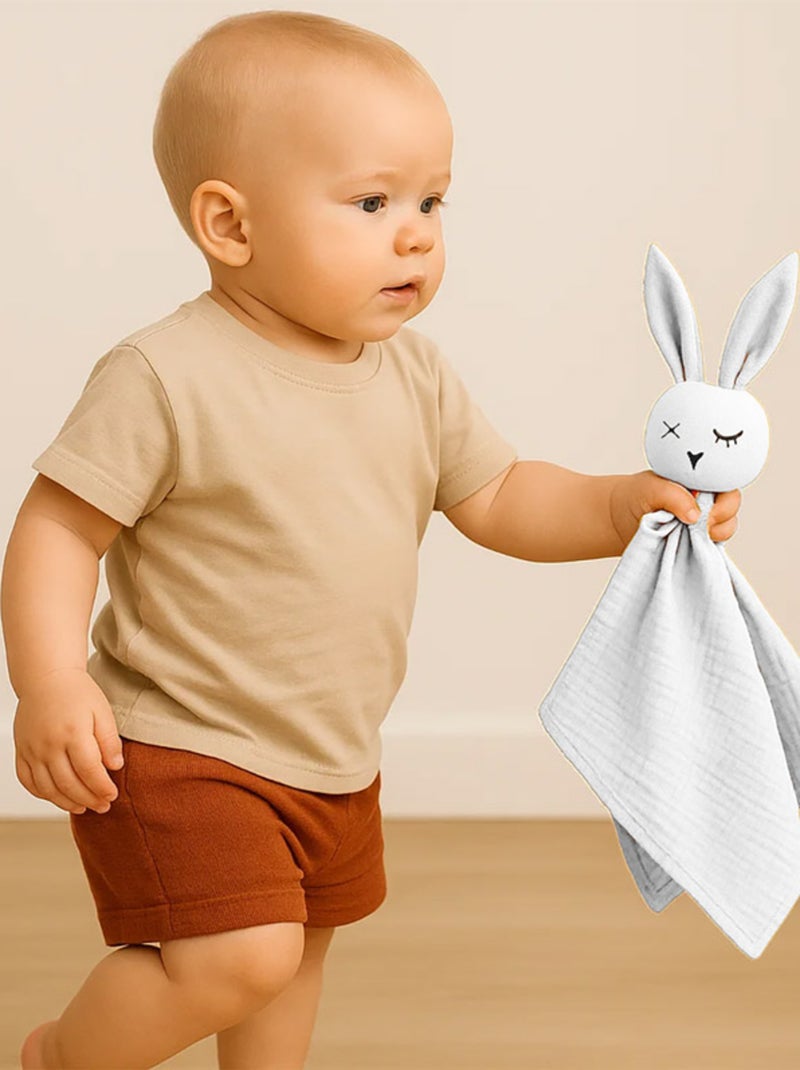 Doudou de algodón orgánico Blanco - Kiabi