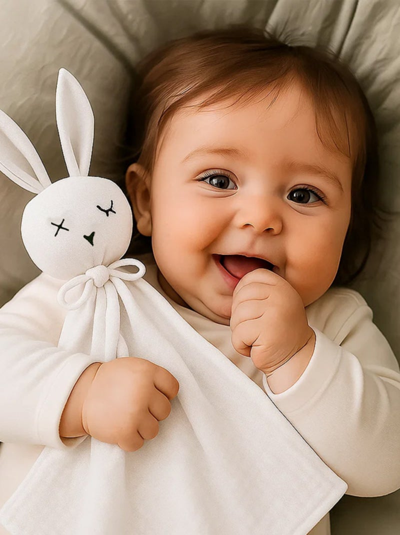Doudou de algodón orgánico Blanco - Kiabi