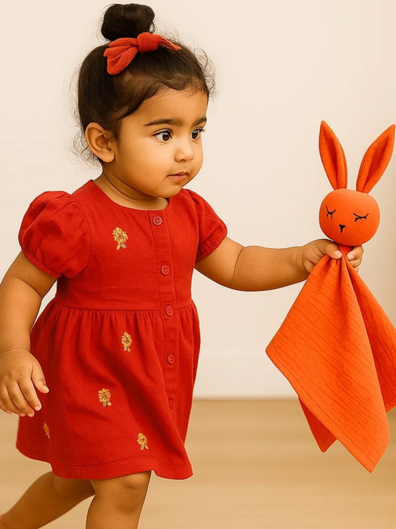 Doudou de algodón orgánico Rojo - Kiabi