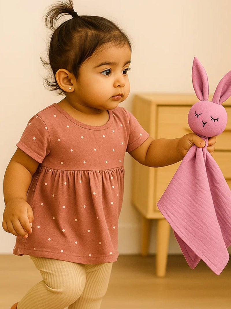 Doudou de algodón orgánico Rosa - Kiabi