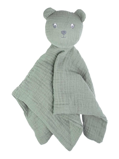 Doudou de muselina con osito - Kiabi Doudou de muselina con osito - Kiabi