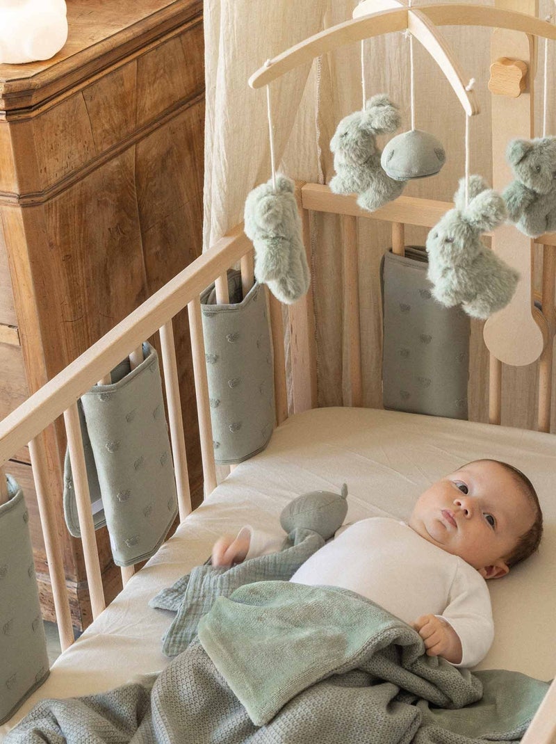 Doudou de muselina con osito Verde - Kiabi