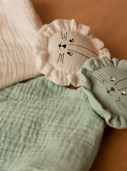 Doudou de muselina de algodón - Kiabi