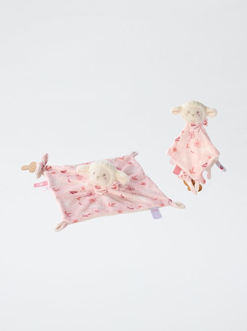 Doudou oveja con sujeta chupete - Kiabi