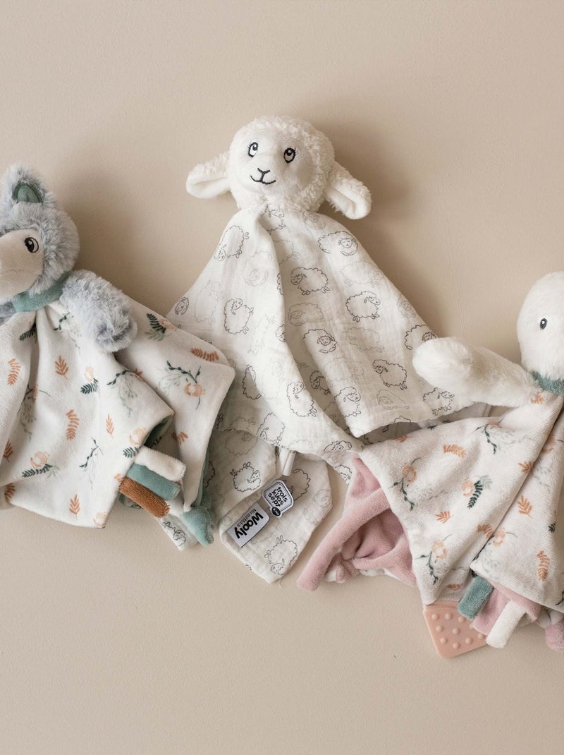Doudou pañuelo bebé Blanco - Kiabi