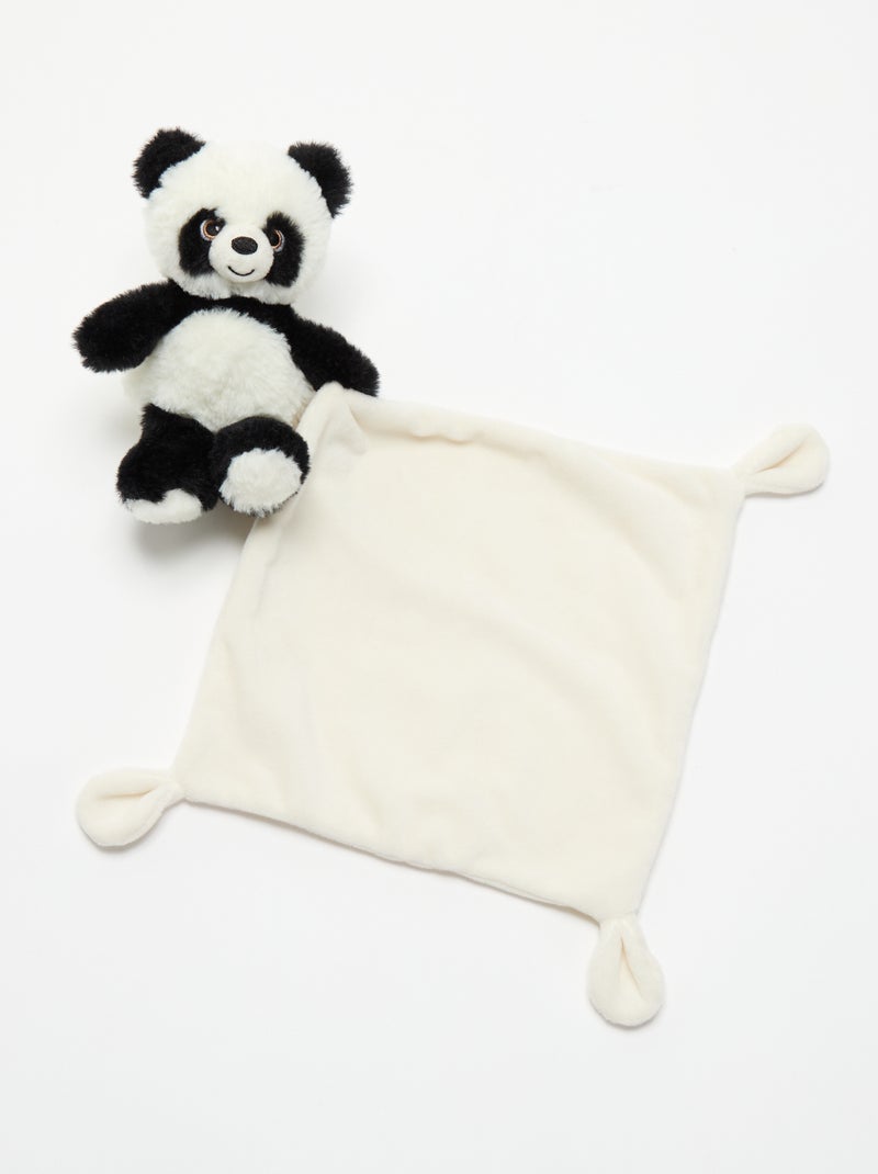 Doudou pañuelo de terciopelo Negro - Kiabi