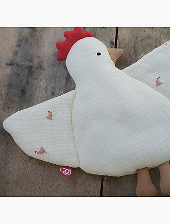 Doudou plano gallina Love